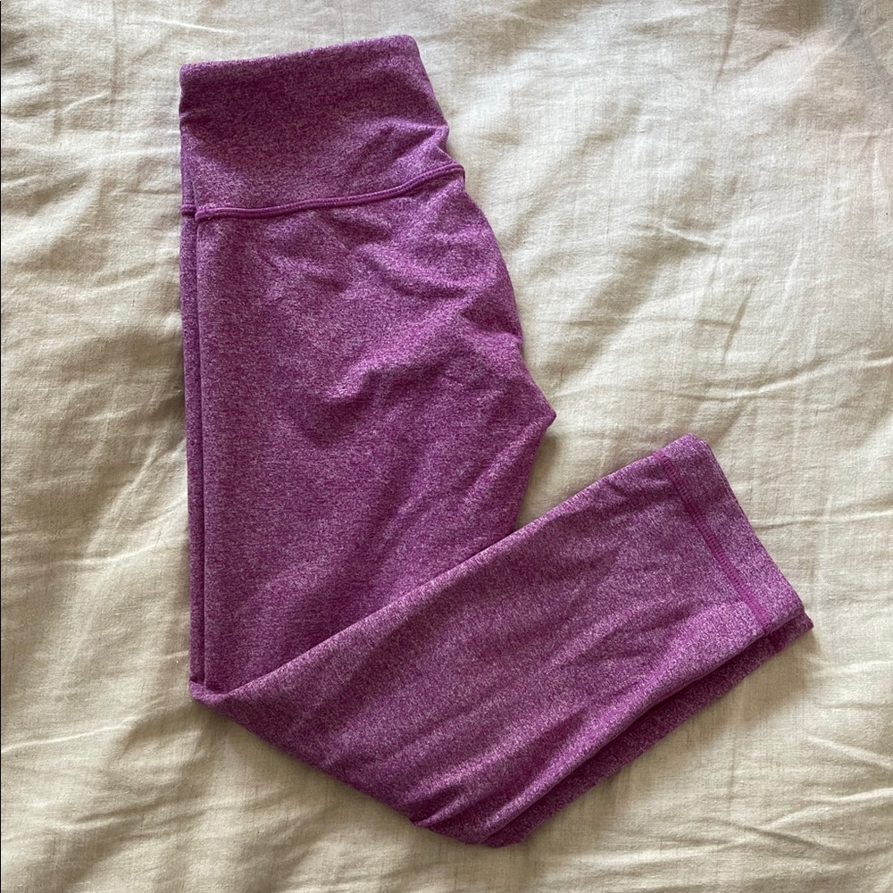 Lululemon crop pant purple - size 4